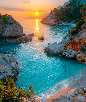 Мужчина с девушкой путешествуют